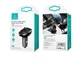 FM-трансмиттер USAMS CC115 C21 Dual USB 3.4A Digital Display Wireless FM Car Charger Black - изображение 2