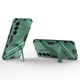 Защитный чехол с подставкой Deexe Bibercas для Samsung Galaxy S24 - Green - изображение 2