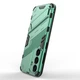 Защитный чехол с подставкой Deexe Bibercas для Samsung Galaxy S24 - Green - изображение 3