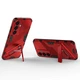 Защитный чехол с подставкой Deexe Bibercas для Samsung Galaxy S24 - Red - изображение 2