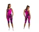 Комплект для фітнеса майка+легінси жіночий Spaio Fitness рожевий флуо S/M (590128232423311) - зображення 1