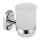 Склянка з тримачем Lidz Oreo 0401 настінний (матове скло) LDORE0401CRM22163 Chrome - изображение 1
