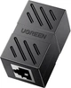 Соединитель витой пары RJ45 Ugreen Cat7 Cat6 Cat5e разъем-удлинитель Ethernet Black (YM993) - изображение 1