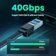 Высокоскоростной интернет кабель RJ45 Ethernet Ugreen плоский плетенный Lan сетевой кабель шнур 0.5 м (YM839) - изображение 3