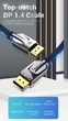 Кабель видео Vention DisplayPort 1.4 8К / 60Hz 4K / 144Hz 3D с нейлоновой оплеткой 3M Black (YM831) - изображение 2
