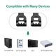 Кабель Ugreen SATA Serial ATA III з блокувальною клямкою 0.5 м Black (YM994) - зображення 8