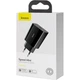 Сетевое зарядное устройство Baseus Speed Mini Quick Charger 1C 20W Black (YM906) - изображение 5