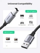 Кабель Ugreen USB 2.0 to USB type B USB Printer Cable для принтерів, сканерів, БФП 2 м Black (YM995) - зображення 2