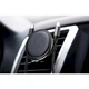 Автомобильный держатель для смартфона Baseus Magnetic Air Vent Car Mount Holder with cable clip Black SUGX-A01 (YM933) - изображение 3