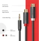 Перехідник-розгалужувач Ugreen 3.5 mm M / 2RCA F 20CM (YM812) - зображення 3