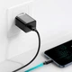 Сетевое зарядное устройство Baseus Super Si Quick Charger 1C 20W Cable Type-C to iPhone Black (YM904) - изображение 6