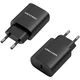 Сетевое зарядное устройство с поддержкой быстрой зарядки Vention USB-Type C 20W PD Black (YM892) - изображение 2