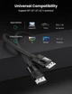 Кабель Displayport 1.4 Ugreen 8k DP-DP 8K 60 Гц 4K 144 Гц и 1080P 240 Гц HD черный в оплетке 2 м (YM941) - изображение 4