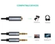 Сплиттер Ugreen переходник-разветвитель 3.5mm 2 AM to 3.5mm AF ABS Black (YM822) - изображение 4