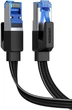 Високошвидкісний інтернет-кабель RJ45 Ethernet Ugreen плоский плетений Lan мережевий кабель шнур 2 м (YM1148) - зображення 1