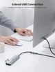 Подовжувач Ugreen USB 3.0 AM/AF штекер — роз'єм із нейлоновим обплетенням 2М (YM1001) - зображення 4