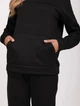 Женский спортивный костюм на флисе ISSA 11088 4XL Черный ( IS-11088/2 N ) - изображение 5