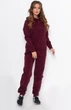 Женский спортивный костюм на флисе ISSA 11088 2XL Бордовый ( IS-11088/4 E ) - изображение 2
