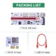 Райзер CHIPAL VER008S 3 в 1 PCIE 008s 6pin MOLEX Sata (рейзер, rizer) для видеокарт универсальный - изображение 7
