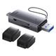 Картридер Baseus Lite Series USB-A 3.0 & Type-C to SD/microSD Gray - зображення 4