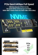 Перехідник Адаптер PCI-E на SSD M.2 NVMe JEYI Starfish PCIе 4.0/3.0 X4 X8 X16 з алюмінієвим радіатором - зображення 2