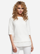 Bluzka damska elegancka Made Of Emotion M290 L Ecru (5902041181210) - obraz 1