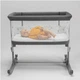 Кроватка приставная Lionelo Aurora Grey Graphit (LO-AURORA GREY GRAPHIT) - изображение 7