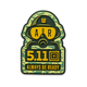 Нашивка 5.11 Tactical Frog Diver Patch GREEN (92093-194) - зображення 1