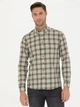 Рубашка хлопковая мужская Pierre Cardin G021SZ004-000-1756167(haki) M Хаки (8683856570105) - изображение 1