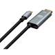 Кабель мультимедийный соединительный USB C to DisplayPort 1.5 м v1 4 8K 60 Гц PD 100W port Vinga кабель для подключения ноутбука к монитору 4K 8K pd 100w - изображение 2