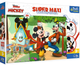 Puzzle Trefl Super Maxi Wesoły Domek i przyjaciele Mickey 24 elementy (5900511410129) - obraz 1