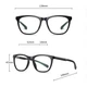 Очки компьютерные SENOIX™ Anti-blue Glasses PRO с твердым чехлом и салфеткой в комплекте, защита зрения - изображение 4