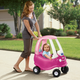 Samochód Little Tikes Princess Cozy Coupe Różowy 1 szt (0050743630750) - obraz 3