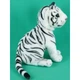 Дитяча м'яка іграшка Тигреня CH TOYS плюшевий білий 30 см 255227173 - зображення 5