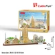 Пазл Cubic Fun Тривимірна головоломка-конструктор City Line Barcelona (MC256h) - зображення 8