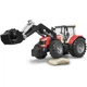 Спецтехніка Bruder Massey Ferguson 7624 з переднім навантажувачем 1:16 (03047) - зображення 9