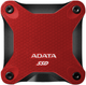 Dysk SSD ADATA SD620 512GB USB 3.2 Type-A 3D NAND TLC Czerwony (SD620-512GCRD) - obraz 1