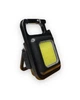Ліхтарик - брелок Keychain Light 15155 Mini COB акумуляторний з карабіном та магнітом Чорний - изображение 1