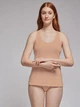 Майка нательная женская хлопковая Gisela 128P1 L Телесная (8434299502785) - изображение 4