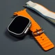 Cмарт-годинник AMOLED HW69 Ultra 2 49 мм серія-9 Orange - зображення 4