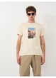 Футболка H&M S Бежевый 1036336_мост_06 - изображение 1