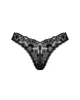 Мереживні стрінги Obsessive Donna Dream thong XL/2XL Black, низька посадка - изображение 3
