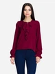 Блуза жіноча Figl M609 XL Темно-червоний (5902194350402) - зображення 1
