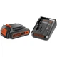 Зарядное устройство для аккумуляторов инструмента Black&Decker 14.4V, 18V, ток 1A (BDC1A15) - изображение 1