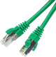 Patchcord TB Cat 6a RJ45 S/FTP 1 m Green (4017538064035) - obraz 1