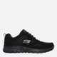 Buty sportowe męskie z siatki do kostki oddychające Skechers Burns-Agoura 52635-BBK 44 (10.5US) 28.5 cm Czarne (190872054710) - obraz 1