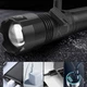 USB LED Фонарик Ручний - В Руку Туристичний Похіднийй Світлодіодний Портативний Кемпінговый , XHP50 2300 lm, 3800mAh Аккумуляторний на Батарейках - зображення 5
