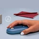Мышь беспроводная Bluetooth или USB LOGITECH Pebble M350 Темно-синий - изображение 7