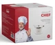 Сахарница Bravo Chef нержавеющая сталь 8,5х8х7,5 см с крышкой и ложкой. (681005) - изображение 3