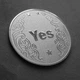 Монета для принятия решений "YES or NO" slv - изображение 6